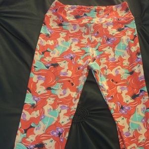LLR OS LITTLE MERMAID LEGGINGS! NWOT